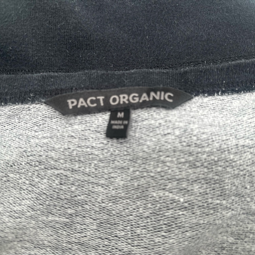 Pact 100% organic cotton Off-Shoulder Black Lightweight Sweater - Picture 9 of 9